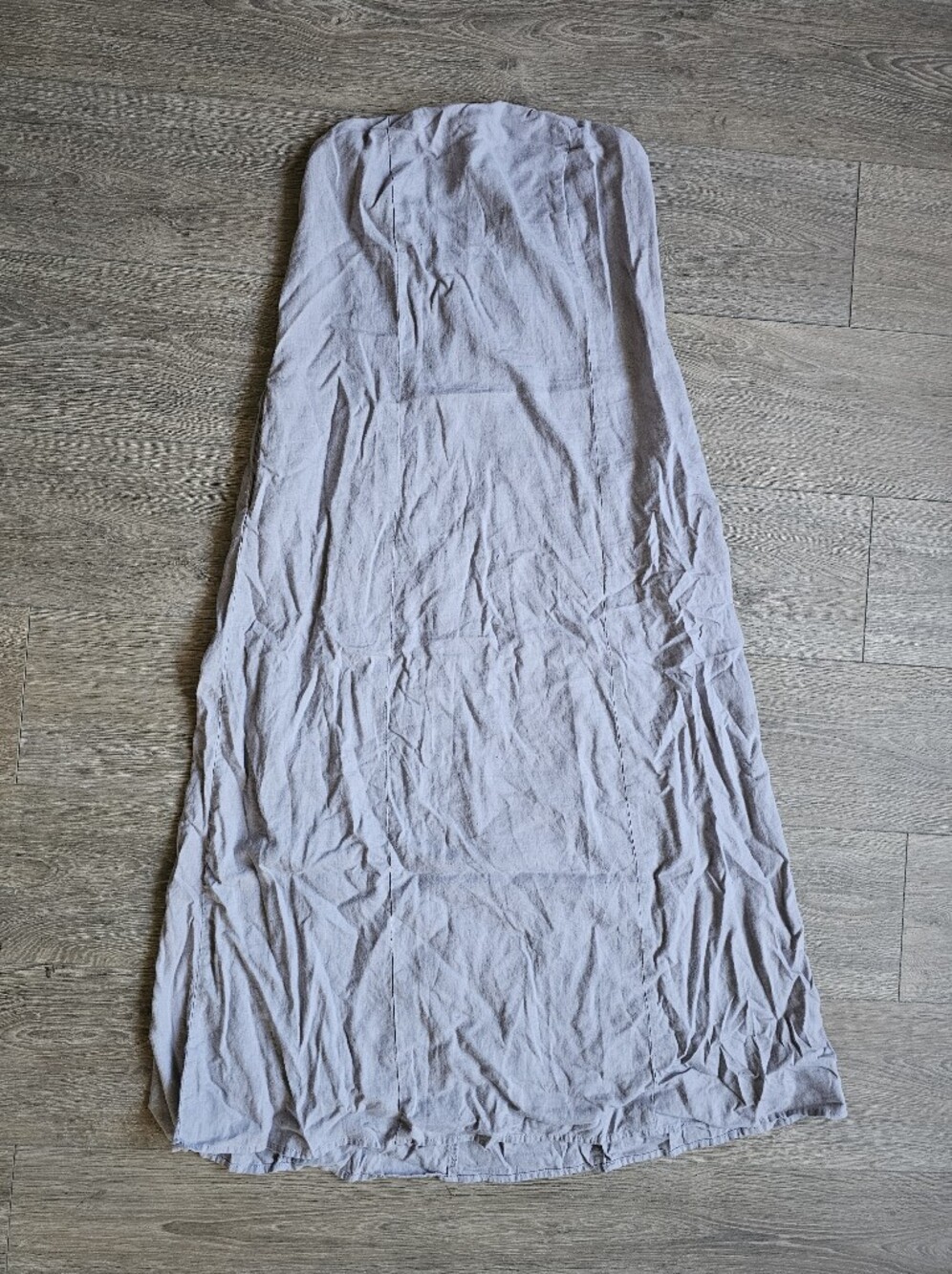 Women's Light Lavender Linen Maxi Dress